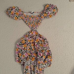 SKY TO MOON FLORAL DRESS